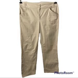Fashion Bug pants - cream colored, stretchy, a staple for any closet